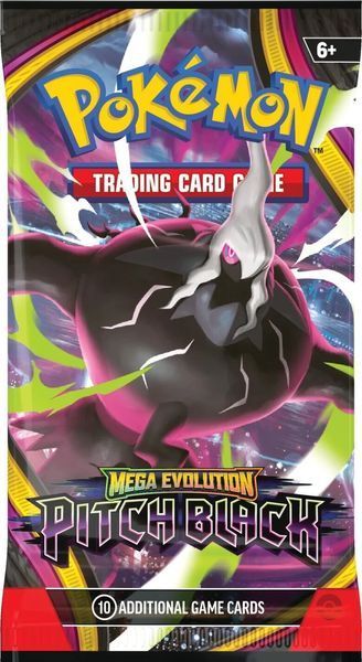 Pok&eacute;mon TCG: Mega Evolution - Pitch Black Booster Pack booster pitch фото