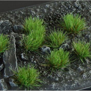 Gamers Grass: Grass tufts - 6 mm - Strong Green (Wild) 1450093 фото