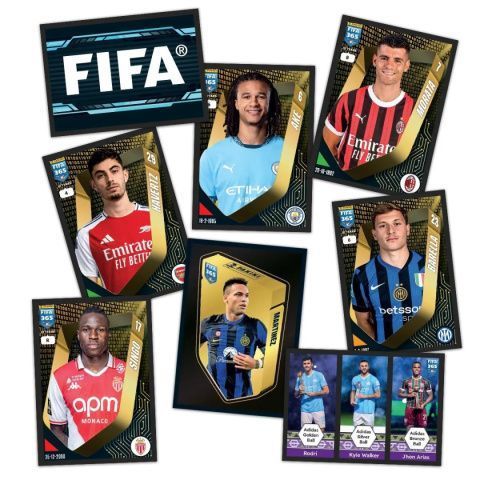FIFA 365 2025 Panini Blister Stickers 8051708020502 фото