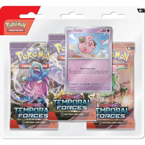 Pokémon TCG: Temporal Forces - блістер Cleffa 3 шт 9827510 фото