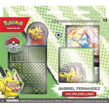 Pok&eacute;mon TCG: World Championship Deck 2023 Японія - Габріель Фернандес - Безбарвна Лугія 2134357 фото