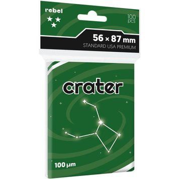 Rebel Premium Crater Card Sleeves (56x87 mm), 100 pieces 5117050 фото