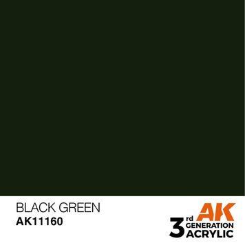 AK Interactive 3G Акрил Черный Зеленый 17мл 3139200 фото