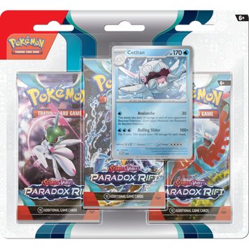 Pokémon TCG: Paradox Rift - блістер Cetitan з 3 упаковок 1028396 фото