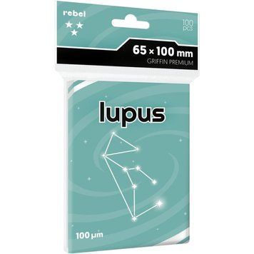 Rebel Premium Lupus Card Sleeves (65x100 mm), 100 pieces 2131731 фото