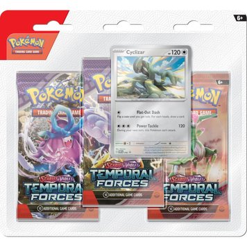 Pokémon TCG: Temporal Forces - блістер із 3 упаковок Cyclizar 3357381 фото