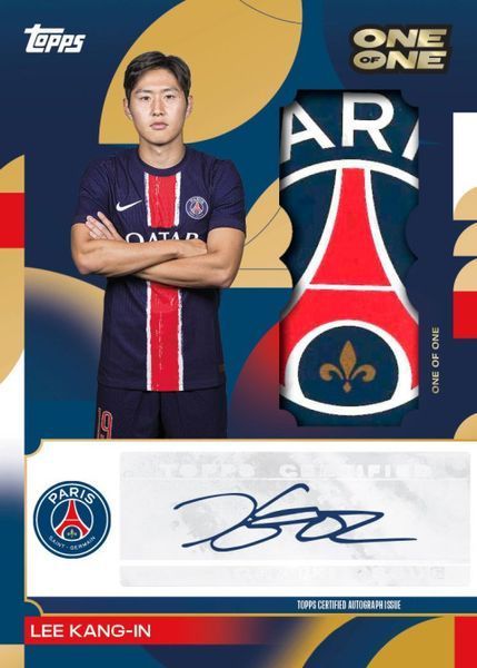 PSG Team Set 2024|25 Topps Football Cards 5053307074521 фото