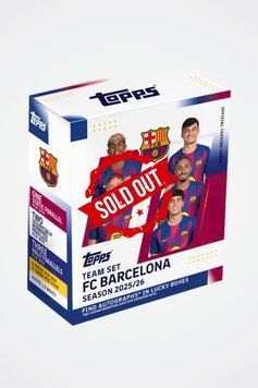 FC Barcelona Team Set 2025|26 Topps Football Cards 5053307077065 фото