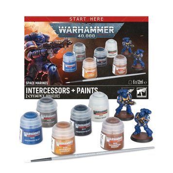 Warhammer 40,000: Space Marines: Intercessors + Paints 1491278 фото