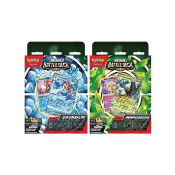 Pok&eacute;mon TCG: Розкішний комплект бойової колоди: Quaquaval / Meowscarada Ex 3747893 фото
