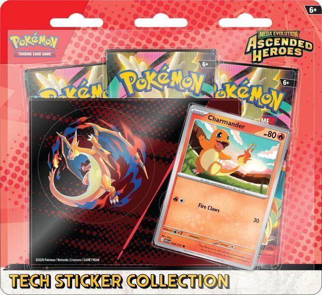 Mega Evolution &mdash; Ascended Heroes Tech Sticker Collection 55551111222 фото