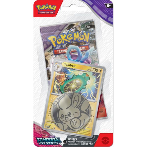 Pokémon TCG: Temporal Forces - Checklane Blister Bellibolt 5059808 фото