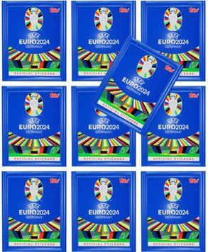 Sachets of 10 EURO 2024 stickers 5053307068377 фото