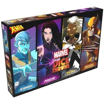Marvel Dice Throne: X-Men Box 1 (Iceman, Psylocke, Storm, Wolverine) 3296584 фото