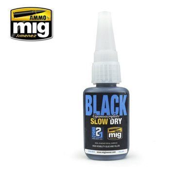 Ammo: Black Slow Dry Cyanoacrylate (21 g) 2114292 фото