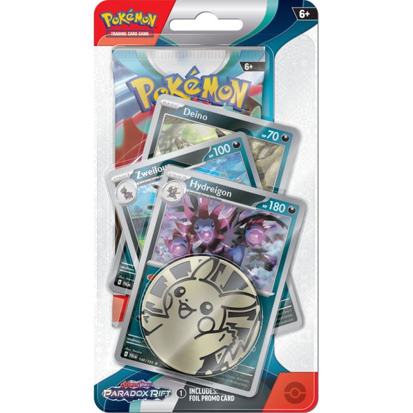 Pokémon TCG: Paradox Rift - Premium Checklane Blister Hydreigon 2243183 фото