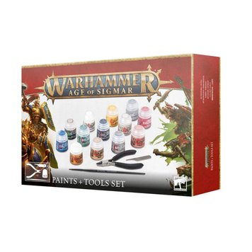 Warhammer Age Of Sigmar: Paints + Tools Set 2024 2266230 фото