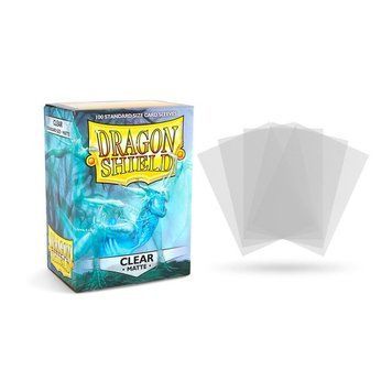 Dragon Shield Standard Sleeves - Matte Clear (100 Sleeves) 4762224 фото