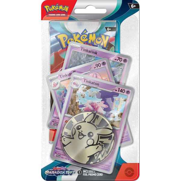 Pokémon TCG: Paradox Rift - Premium Checklane Blister Tinkaton 3188058 фото