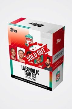 Liverpool FC Team Set 2024|25 Topps Football Cards 5053307073708 фото