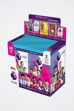 BOX 28-pack Premier League 2026 Topps Football Cards 5053307076471 фото