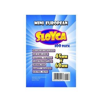 SLOYCA Mini European Sleeves 45x68mm (100pcs) 3315598 фото