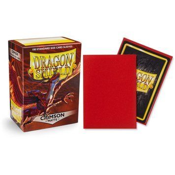 Стандартные рукава Dragon Shield &mdash; Matte Crimson (100 рукавов) матовый малиновый 2638561 фото