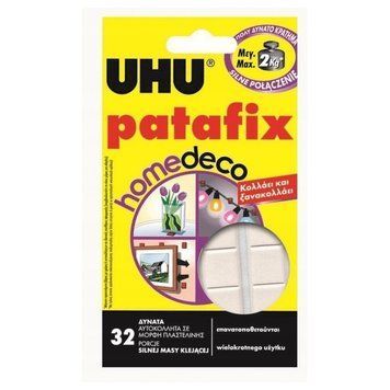 UHU patafix Self-Adhesive Mass 56 cubes 1907571 фото