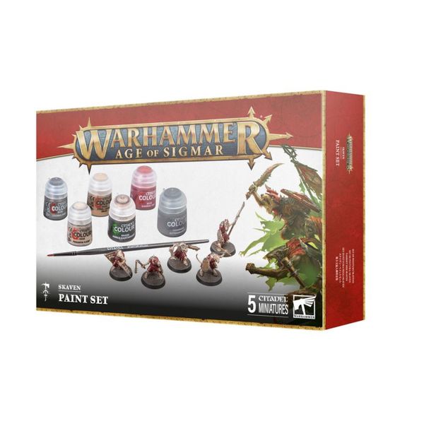 Warhammer Age Of Sigmar: Skaven Paint Set 2024 1590895 фото