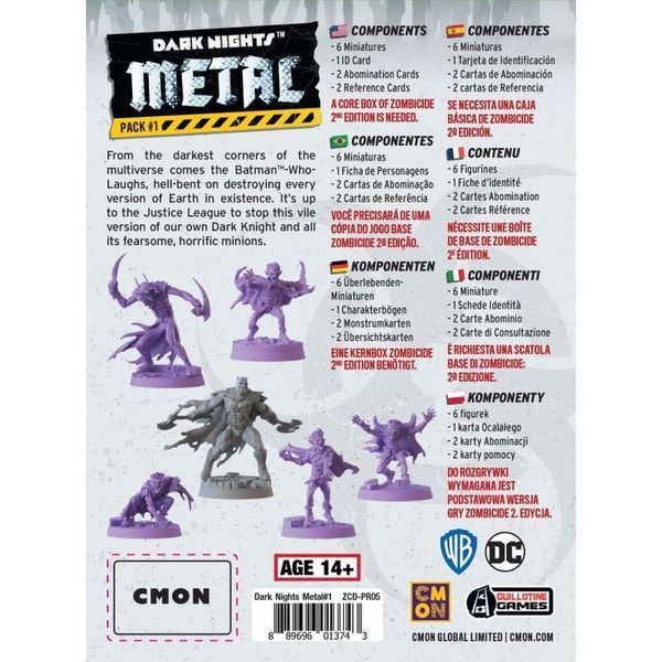 Zombicide 2ed: Dark Nights Metal Pack 1 6856394 фото