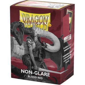 Dragon Shield Matte Non-Glare Sleeves - Blood Red (100 Sleeves) 1158395 фото