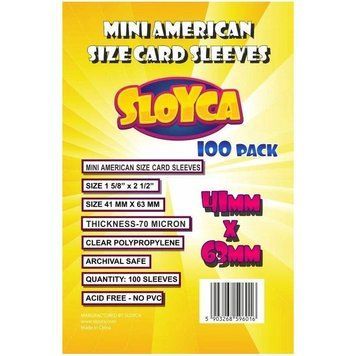 SLOYCA Mini American Sleeves 41x63mm (100pcs) 6725102 фото