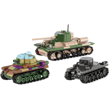 Renault R35 - Валентин IX - Panzer I (Cobi -2740) 2740 фото