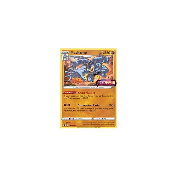 Запечатана колода Pokémon TCG: Lost Origin Machamp (SWSH243). 5370308 фото