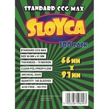 SLOYCA Standard CCG MAX Sleeves 66x91mm (100pcs) 3102518 фото