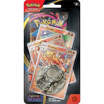 Pok&eacute;mon TCG: ME02 - Phantasmal Flames - Premium Checklane Blister - Blaziken 5853751 фото