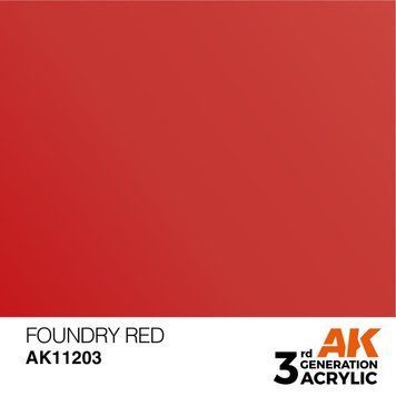 AK Interactive 3G Acrylic Foundry Red 17ml 1995323 фото