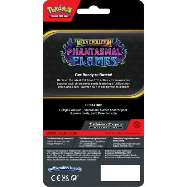 Pok&eacute;mon TCG: ME02 - Phantasmal Flames - Premium Checklane Blister - Blaziken 5853751 фото