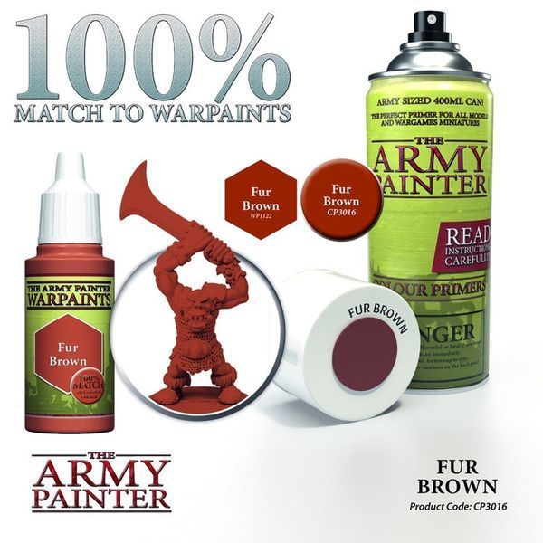 Army Painter Primer Fur Brown (spray) 2341567 фото