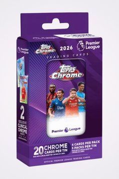 Premier League 2026 Topps Chrome Can 5053307078697 фото