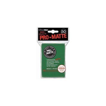 Deck Protector Pro-Matte Green/Green 50 (66x91mm) стандарт (футболки Ultra-Pro) 8275566 фото
