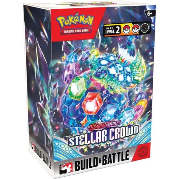 Pokémon TCG: Stellar Crown Build & Battle Box Bundle SV07 1078232 фото