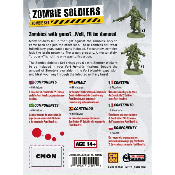 Zombicide 2ed: Zombie Soldiers 1328143 фото