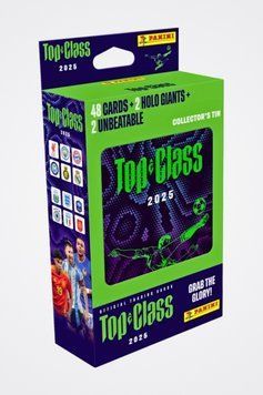 Large Tin of Top Class 2025 Panini Football Cards 8051708024067 фото
