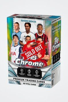Value Box Topps Chrome 2024|25 UCC Football Cards 5053307076006 фото