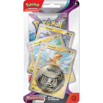 Pokémon TCG: Paldea Evolved - Premium Checklane Blister (Pawmot) 1357274 фото