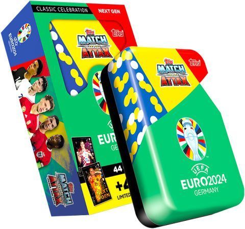Large EURO 2024 Match Attax Football Cards Tin 5053307067929 фото