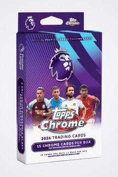 Hanger BOX Premier League 2026 Topps Chrome 5053307078666 фото