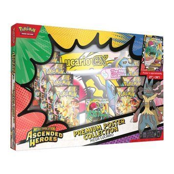 Pokemon TCG: Mega Evolution 2.5 - Ascended Heroes - Premium Poster Collection - Mega Lucario ex 3053401 фото