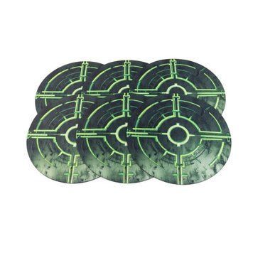 Rubber Zones for Warhammer 40K - Tomb Gate (6 pcs) 3202429 фото